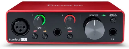 Купить FOCUSRITE Scarlett Solo 3rd gen по выгодной цене в Москве