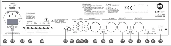 RCF AM 1125 RCF AM 1125