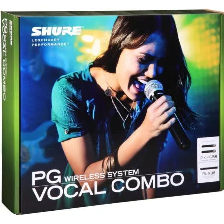 Купить SHURE BLX288E/PG58 M17 по выгодной цене в Москве