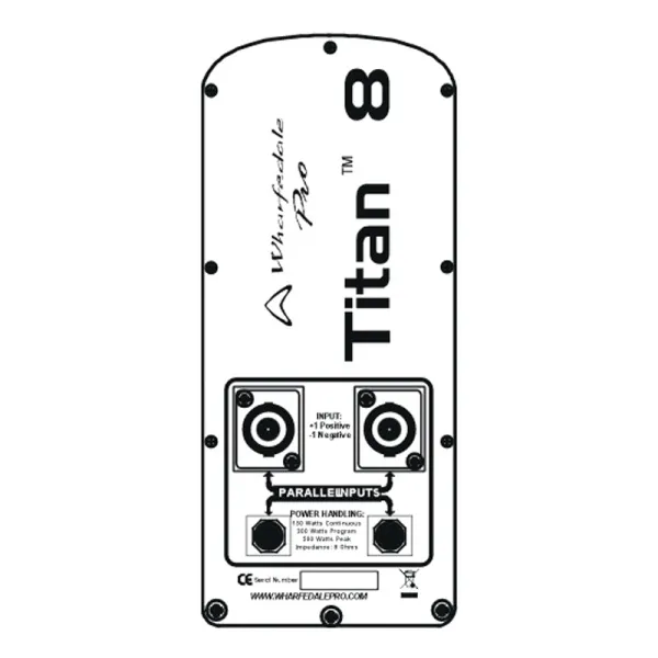 WHARFEDALE PRO TITAN 8 Black