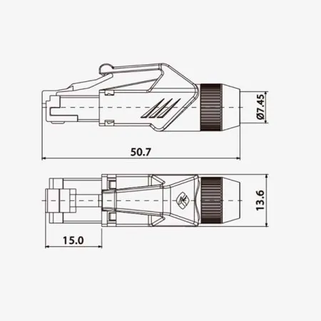 ROXTONE RJ45C5E-PH-YL