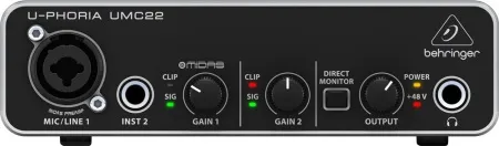 Купить BEHRINGER UMC22 по выгодной цене в Москве