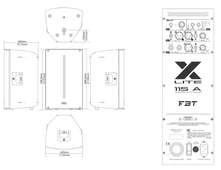 Купить FBT X-LITE 115A по выгодной цене в Москве