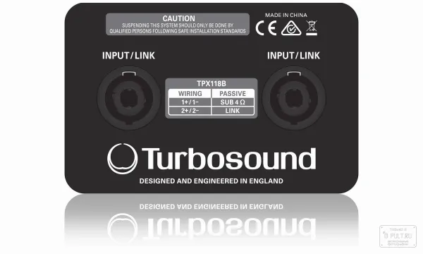 TURBOSOUND TPX118B TURBOSOUND TPX118B