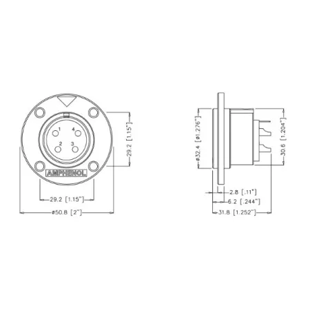 AMPHENOL AP-4-14 AMPHENOL AP-4-14