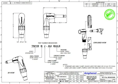 Купить AMPHENOL TM1RBJ по выгодной цене в Москве