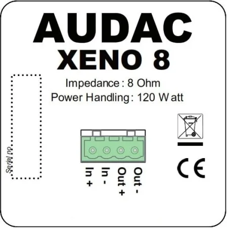 Купить AUDAC XENO8/B по выгодной цене в Москве