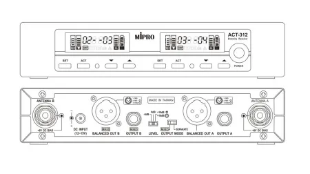 Купить Mipro ACT-312 (518-542 MHz) по выгодной цене в Москве