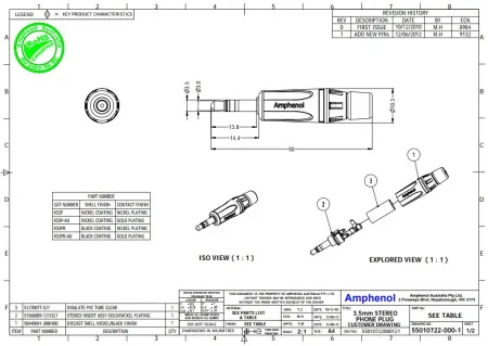 Купить AMPHENOL KS3PB по выгодной цене в Москве
