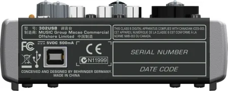 BEHRINGER 302USB BEHRINGER 302USB