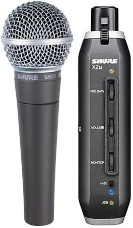 Купить SHURE SM58-X2U по выгодной цене в Москве
