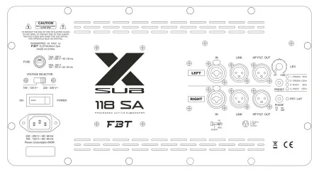 Купить FBT X-SUB 118SA по выгодной цене в Москве