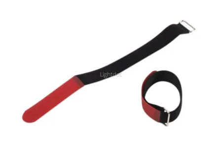 adam-hall-vr2530red-styazhka-dlya-kabelya-30-sm-s-kryuchkom-krasnaya