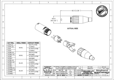Купить AMPHENOL AC3MCP по выгодной цене в Москве